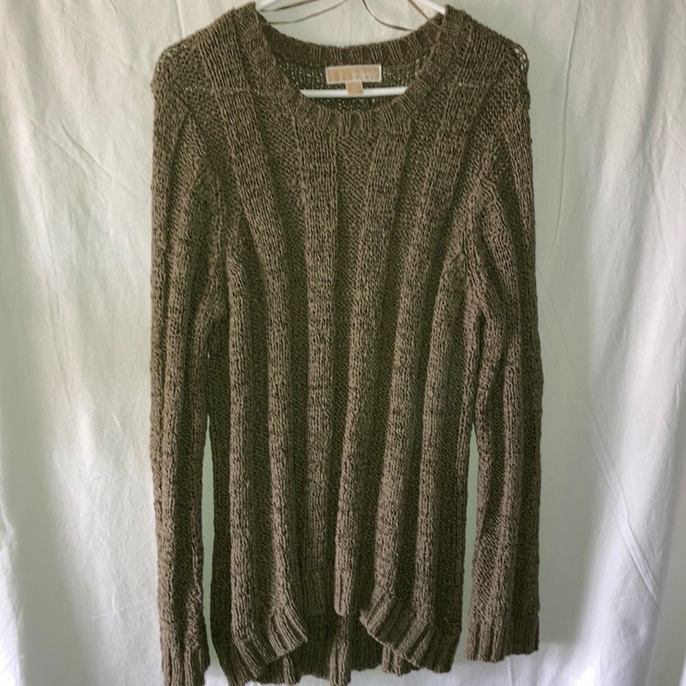 Michael Kors woven textured sweater